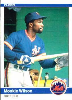 #603 Mookie Wilson - New York Mets - 1984 Fleer Baseball