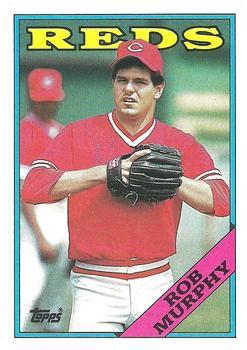 #603 Rob Murphy - Cincinnati Reds - 1988 Topps Baseball