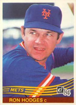 #603 Ron Hodges - New York Mets - 1984 Donruss Baseball