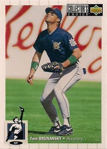 #603 Tom Brunansky - Milwaukee Brewers - 1994 Collector's Choice Baseball