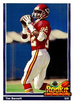 #603 Tim Barnett - Kansas City Chiefs - 1991 Upper Deck Football
