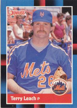 #603 Terry Leach - New York Mets - 1988 Donruss Baseball