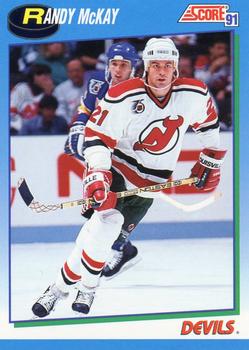 #604 Randy McKay - New Jersey Devils - 1991-92 Score Canadian Hockey