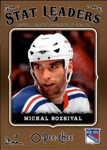#604 Michal Rozsival - New York Rangers - 2006-07 O-Pee-Chee Hockey