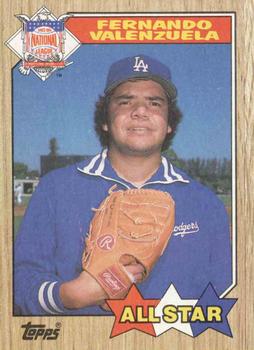 #604 Fernando Valenzuela - Los Angeles Dodgers - 1987 Topps Baseball