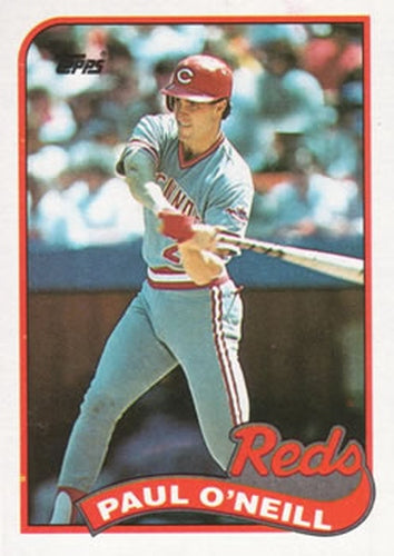 #604 Paul O'Neill - Cincinnati Reds - 1989 Topps Baseball