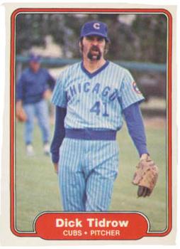 #604 Dick Tidrow - Chicago Cubs - 1982 Fleer Baseball