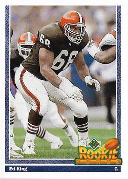 #604 Ed King - Cleveland Browns - 1991 Upper Deck Football
