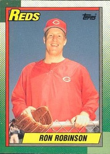 #604 Ron Robinson - Cincinnati Reds - 1990 O-Pee-Chee Baseball