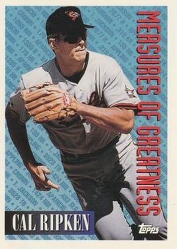 #604 Cal Ripken - Baltimore Orioles - 1994 Topps Baseball