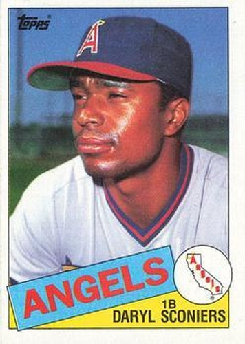 #604 Daryl Sconiers - California Angels - 1985 Topps Baseball