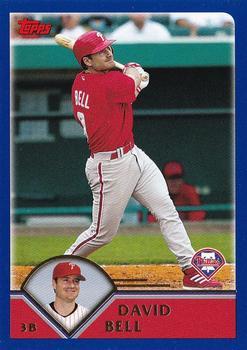 #604 David Bell - Philadelphia Phillies - 2003 Topps Baseball