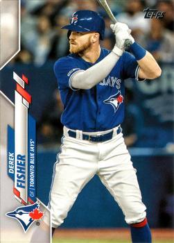 #604 Derek Fisher - Toronto Blue Jays - 2020 Topps Baseball