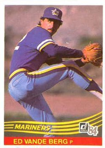 #604 Ed Vande Berg - Seattle Mariners - 1984 Donruss Baseball