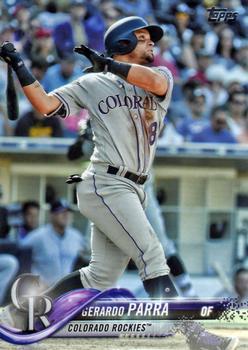 #604 Gerardo Parra - Colorado Rockies - 2018 Topps Baseball