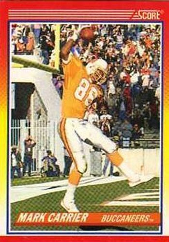 #604 Mark Carrier - Tampa Bay Buccaneers - 1990 Score Football