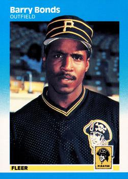 #604 Barry Bonds - Pittsburgh Pirates - 1987 Fleer Baseball