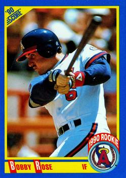 #604 Bobby Rose - California Angels - 1990 Score Baseball