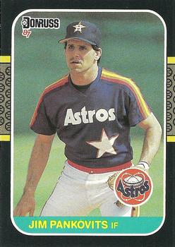 #605 Jim Pankovits - Houston Astros - 1987 Donruss Baseball