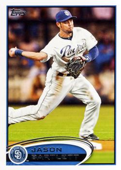 #605 Jason Bartlett - San Diego Padres - 2012 Topps Baseball