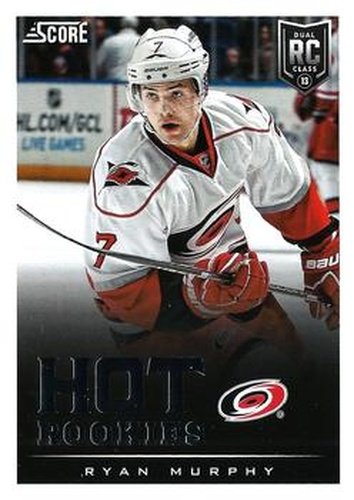 #605 Ryan Murphy - Carolina Hurricanes - 2013-14 Score Hockey