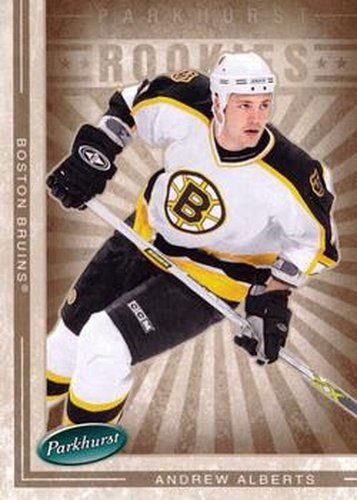 #605 Andrew Alberts - Boston Bruins - 2005-06 Parkhurst Hockey