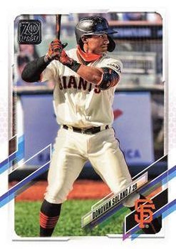 #605 Donovan Solano - San Francisco Giants - 2021 Topps Baseball