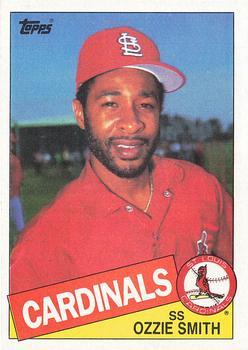 #605 Ozzie Smith - St. Louis Cardinals - 1985 Topps Baseball