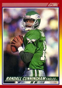 #605 Randall Cunningham - Philadelphia Eagles - 1990 Score Football