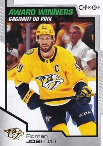 #605 Roman Josi - Nashville Predators - 2020-21 O-Pee-Chee Update Hockey