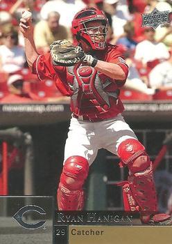 #605 Ryan Hanigan - Cincinnati Reds - 2009 Upper Deck Baseball