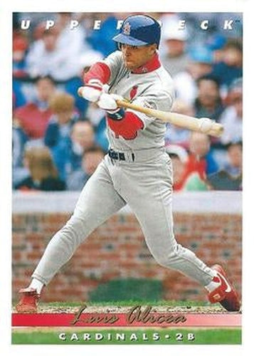 #605 Luis Alicea - St. Louis Cardinals - 1993 Upper Deck Baseball