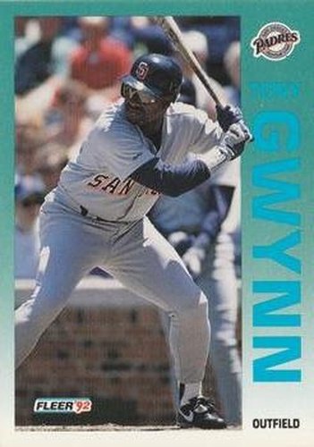 #605 Tony Gwynn - San Diego Padres - 1992 Fleer Baseball