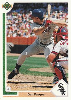 #605 Dan Pasqua - Chicago White Sox - 1991 Upper Deck Baseball