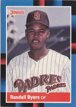 #605 Randall Byers - San Diego Padres - 1988 Donruss Baseball