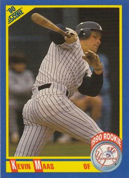#606 Kevin Maas - New York Yankees - 1990 Score Baseball