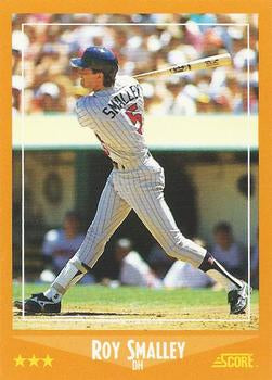 #606 Roy Smalley - Minnesota Twins - 1988 Score Baseball