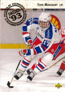 #606 Todd Marchant - USA - 1992-93 Upper Deck Hockey