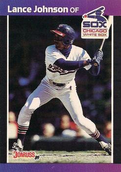 #606 Lance Johnson - Chicago White Sox - 1989 Donruss Baseball