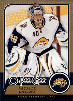 #606 Patrick Lalime - Buffalo Sabres - 2008-09 O-Pee-Chee Hockey