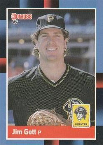 #606 Jim Gott - Pittsburgh Pirates - 1988 Donruss Baseball