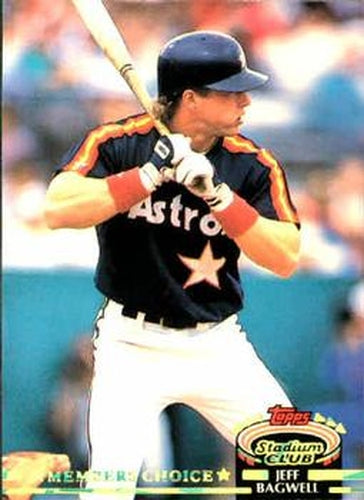 #606 Jeff Bagwell - Houston Astros - 1992 Stadium Club Baseball