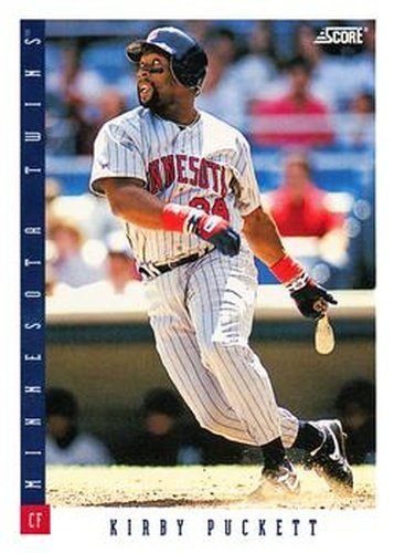 #606 Kirby Puckett - Minnesota Twins - 1993 Score Baseball