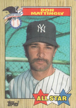 #606 Don Mattingly - New York Yankees - 1987 Topps Baseball