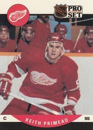 #606 Keith Primeau - Detroit Red Wings - 1990-91 Pro Set Hockey