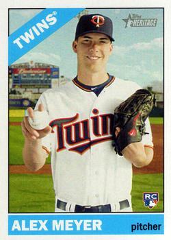 #606 Alex Meyer - Minnesota Twins - 2015 Topps Heritage Baseball