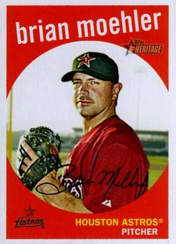 #606 Brian Moehler - Houston Astros - 2008 Topps Heritage Baseball