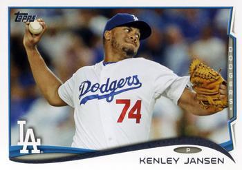 #606 Kenley Jansen - Los Angeles Dodgers - 2014 Topps Baseball