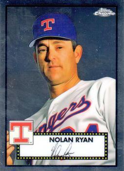 #606 Nolan Ryan - Texas Rangers - 2021 Topps Chrome Platinum Anniversary Baseball