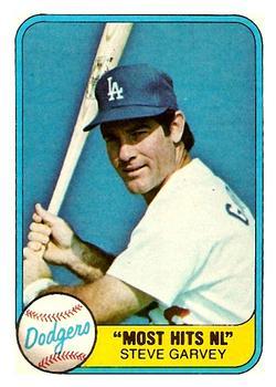 #606 Steve Garvey - Los Angeles Dodgers - 1981 Fleer Baseball